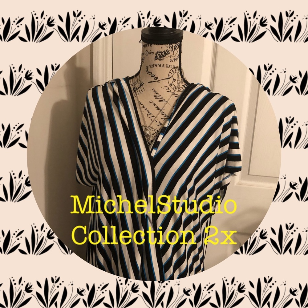 Michel Studio Plus Size, Sleeveless Maxi - 2X